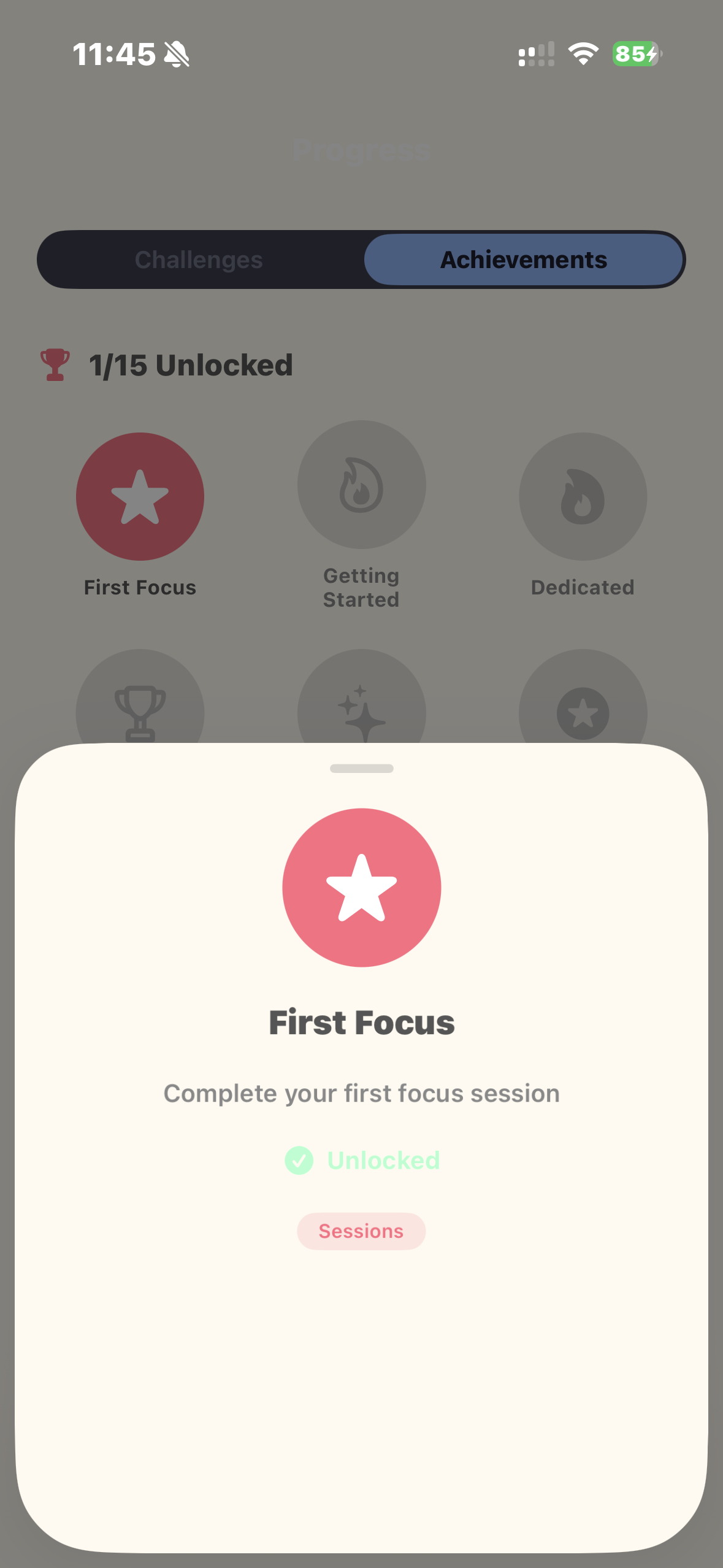 FocusXP Achievements